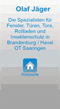 Mobile Screenshot of fensterjaeger.de