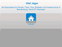Tablet Screenshot of fensterjaeger.de